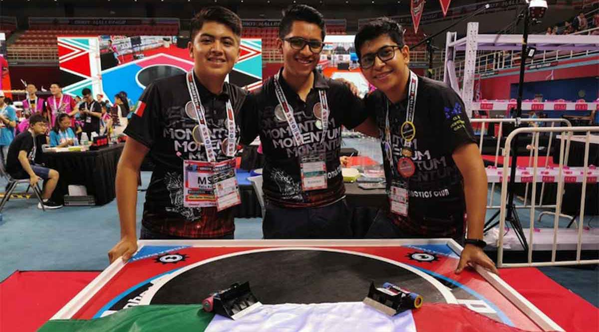 Campeones de concurso internacional de robótica, son de Oaxaca