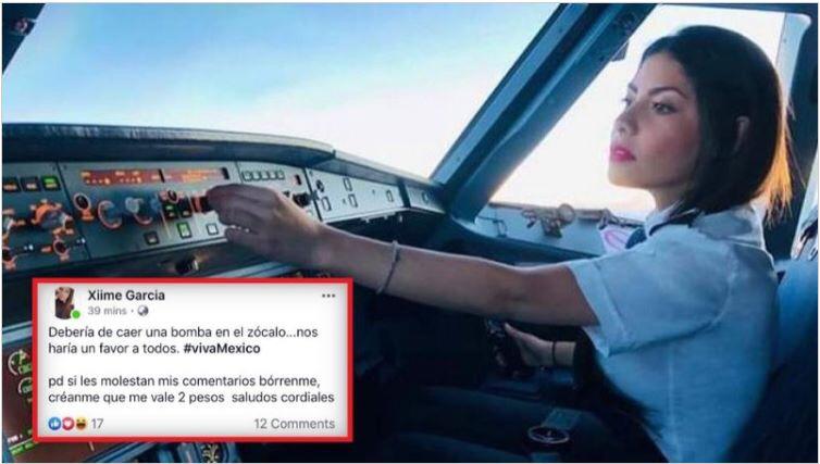 Interjet investigará a mujer piloto que propuso aventar una bomba durante el grito