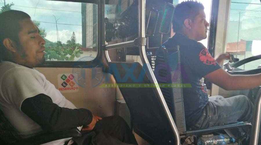 Indigna en redes sujeto que se masturbaba en urbano de Oaxaca