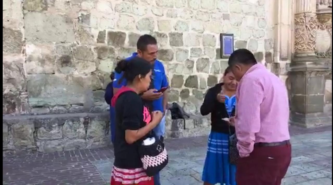 Paqueros despojan de dinero en efectivo a dos mujeres en Centro Histórico de Oaxaca