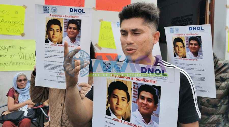 Tras protestas en la fiscalia de Oaxaca por nulos resultados, localizan a joven desaparecido