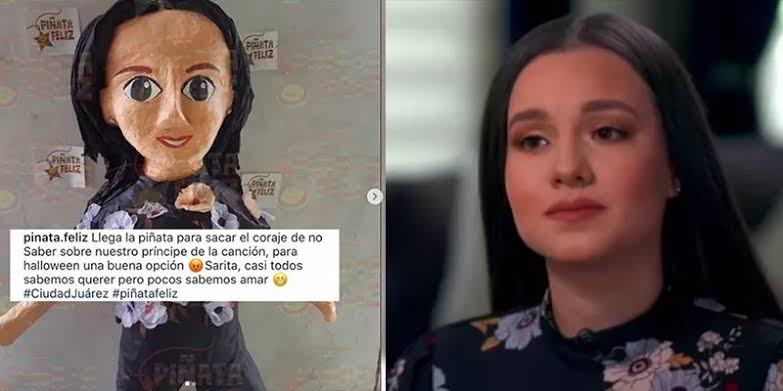 Crean piñata de Sarita Sosa la viilana en redes por el caso del príncipe de la canción