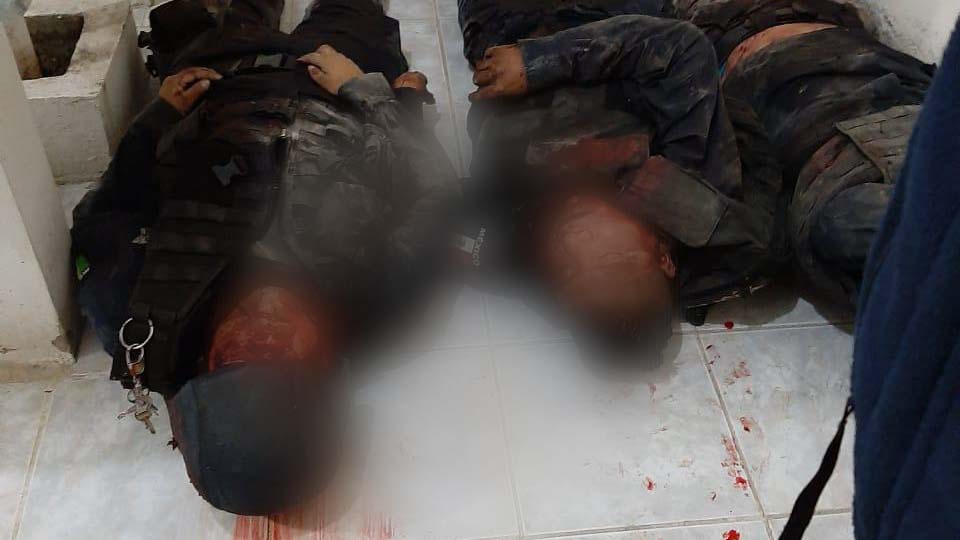 Cinco policías muertos deja emboscada en San Vicente Coatlán, Oaxaca