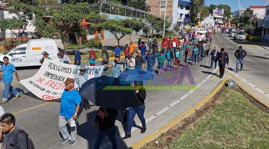 Lunes de marchas y manifestaciones en Oaxaca