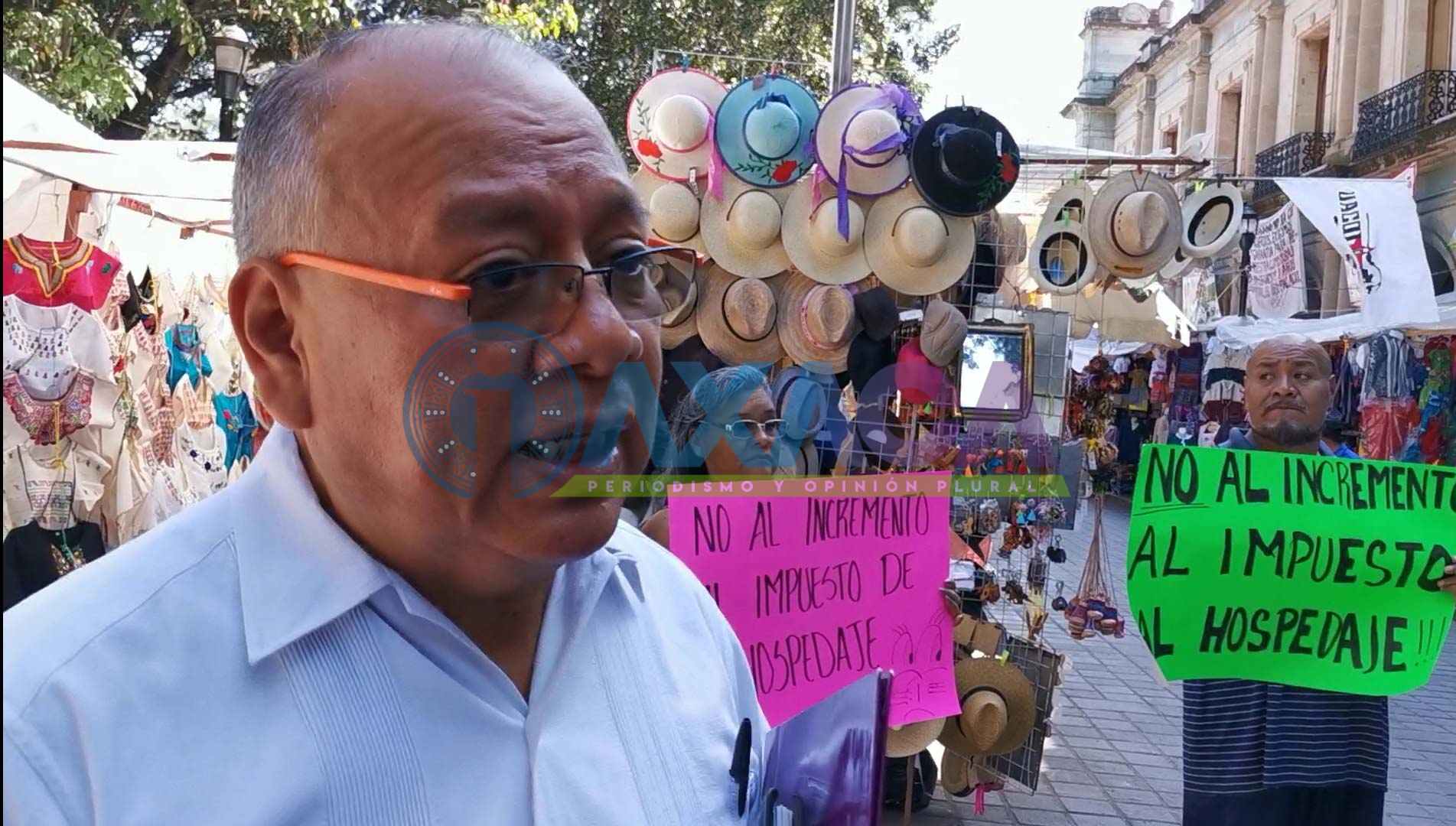 Hoteleros protestan contra el incremento al  impuesto de hospedaje en Oaxaca