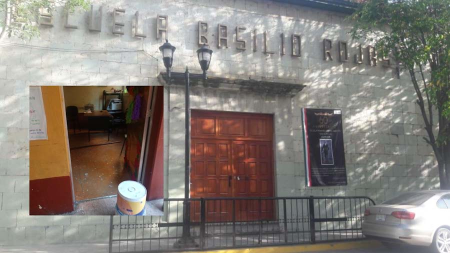 Audaz robo a Primaria Basilio Rojas, en el Centro Histórico, Oaxaca