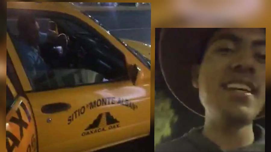 Taxista de Oaxaca golpea a pasajero por pagarle con billete de 500 pesos