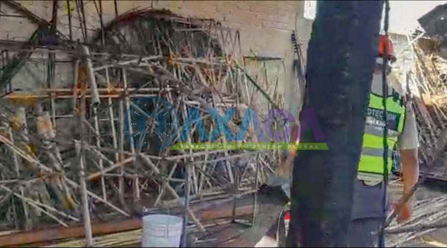 Explota bodega de pirotecnia en Santa María Atzompa, Oaxaca