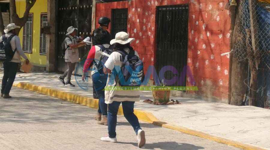 Acompaña SSPO a encuestadores del INEGi durante Censo realizado en la zona del Istmo