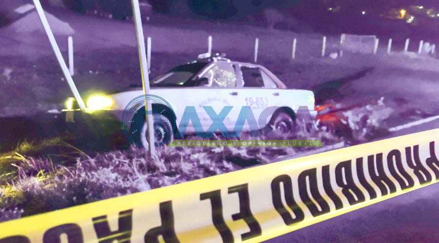 Ejecutan a taxista en el libramiento a Tlacolula, Oaxaca