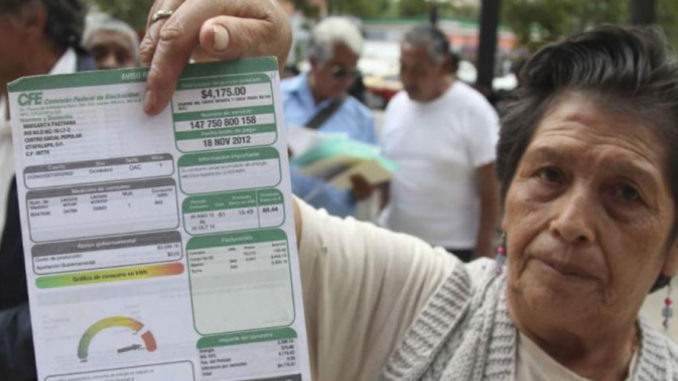 CFE aprovecha contingencia para aumentar la tarifa eléctrica doméstica