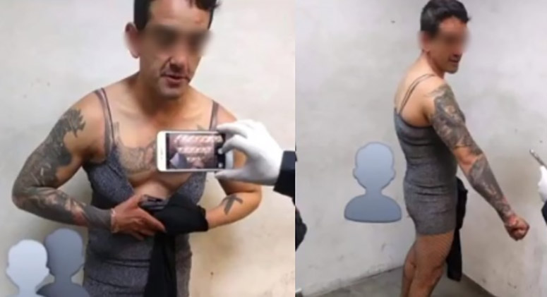 Detienen a exescolta de EPN en estado de ebriedad y vestido como mujer