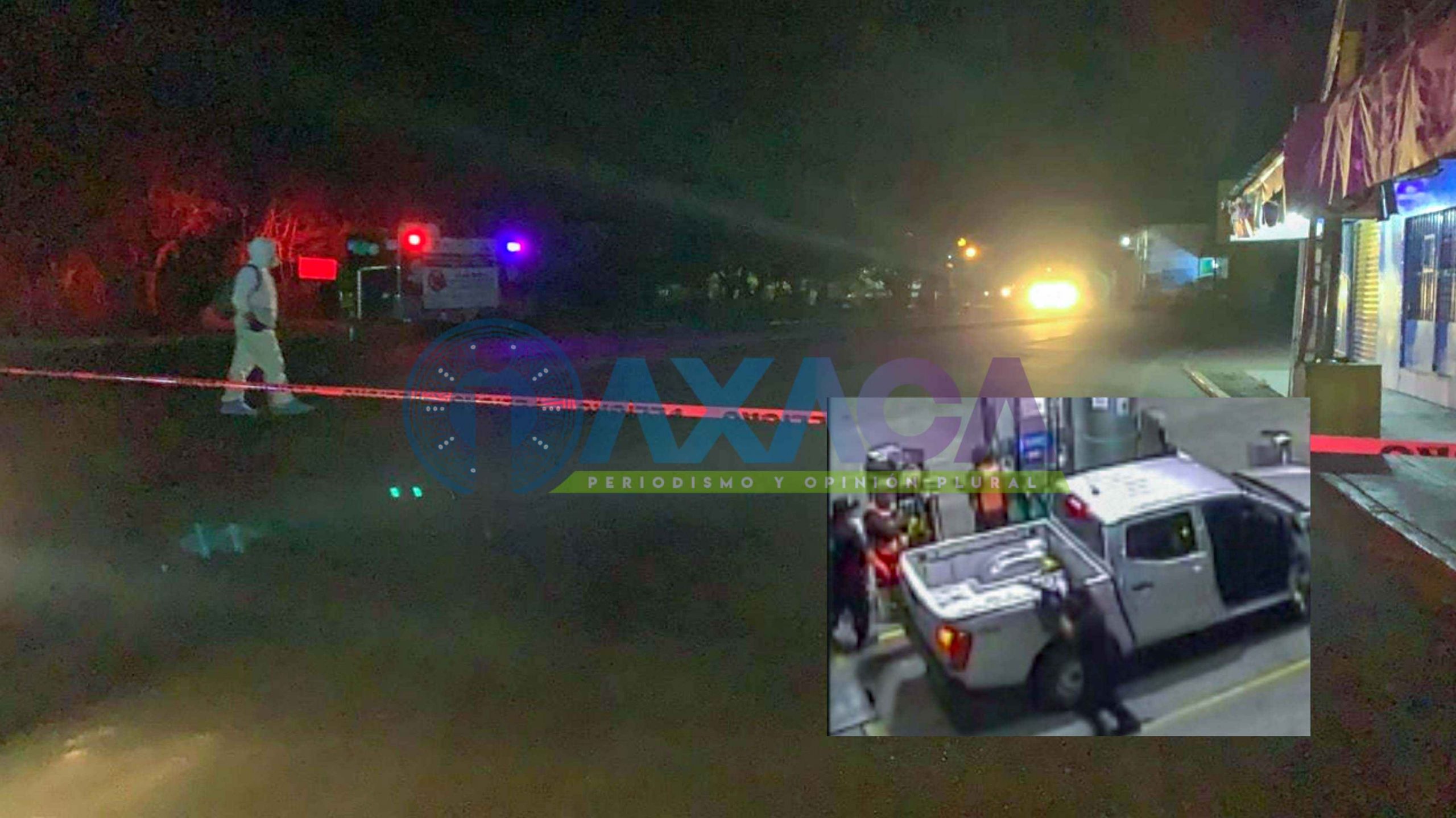 Robo a gasolinera y persecución deja un policía estatal muerto en San Jacinto Amilpas, Oaxaca