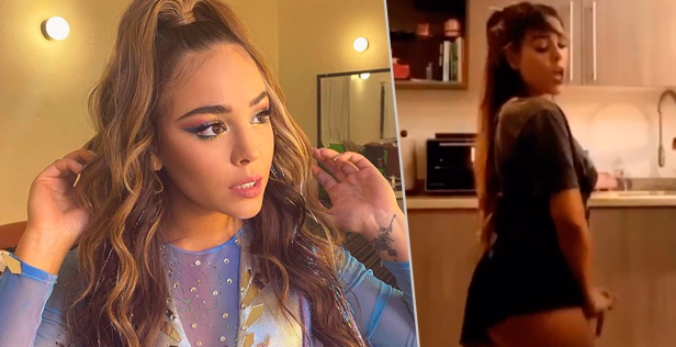 Danna Paola no contiene sus ganas de perrear