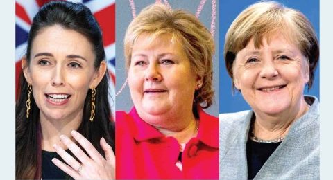 Mujeres gobernantes dan buenos resultados en la lucha contra coronavirus.