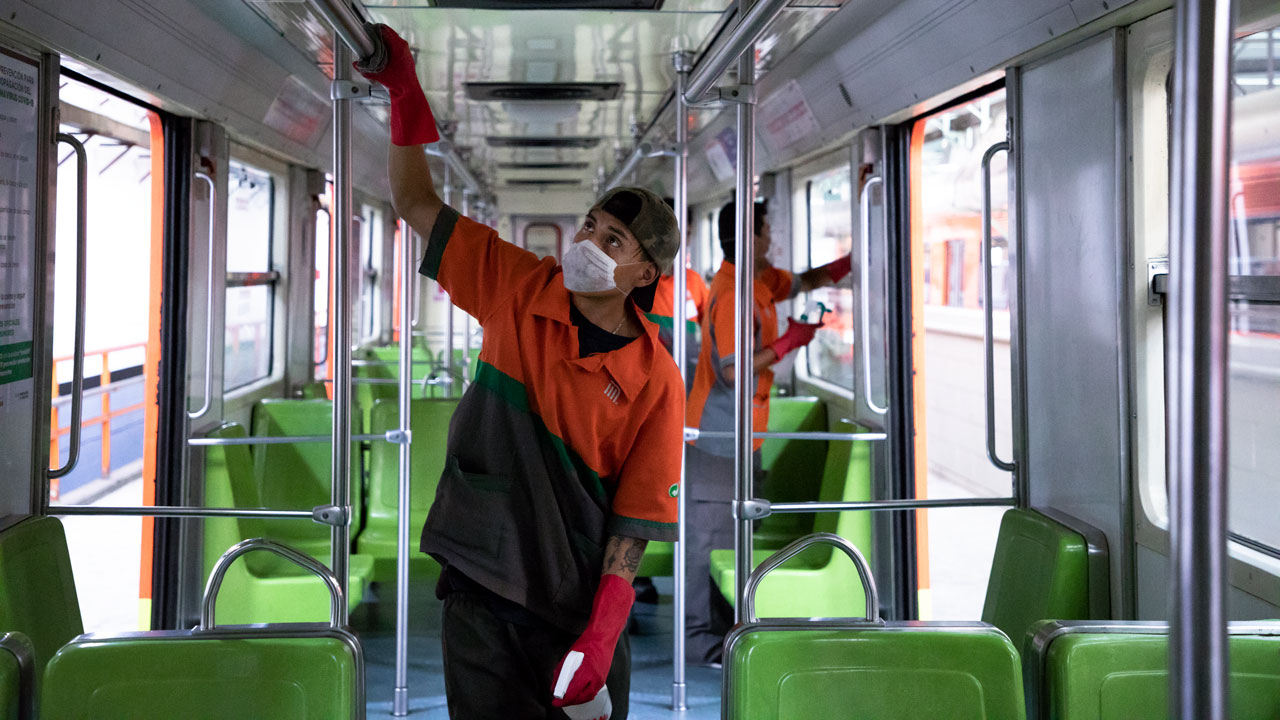 Son confirmados contagios de COVID-19 en talleres del metro de la CDMX.