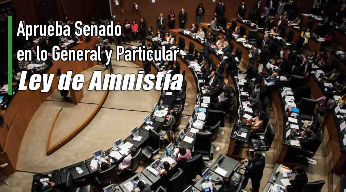 Aprueba el Senado la Ley de Amnistía