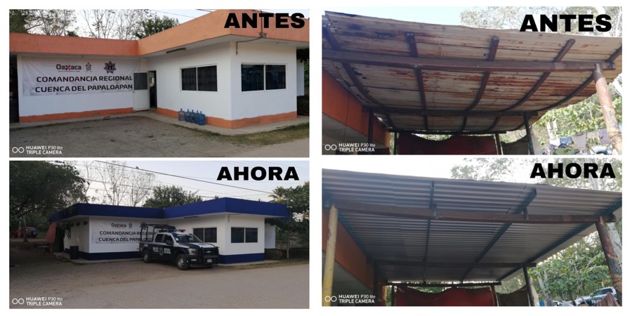 SSPO rehabilita comandancia de San Juan Bautista Tuxtepec, Oaxaca