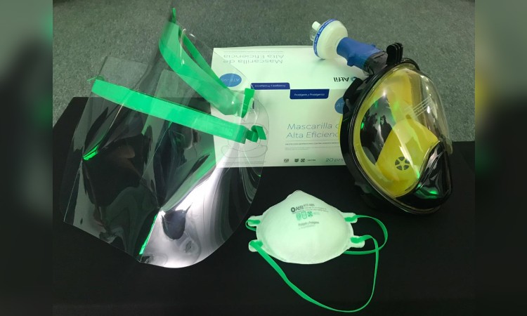 Gobierno de la CDMX en compañia de la UNAM montan fabrica de mascarillas N-95.