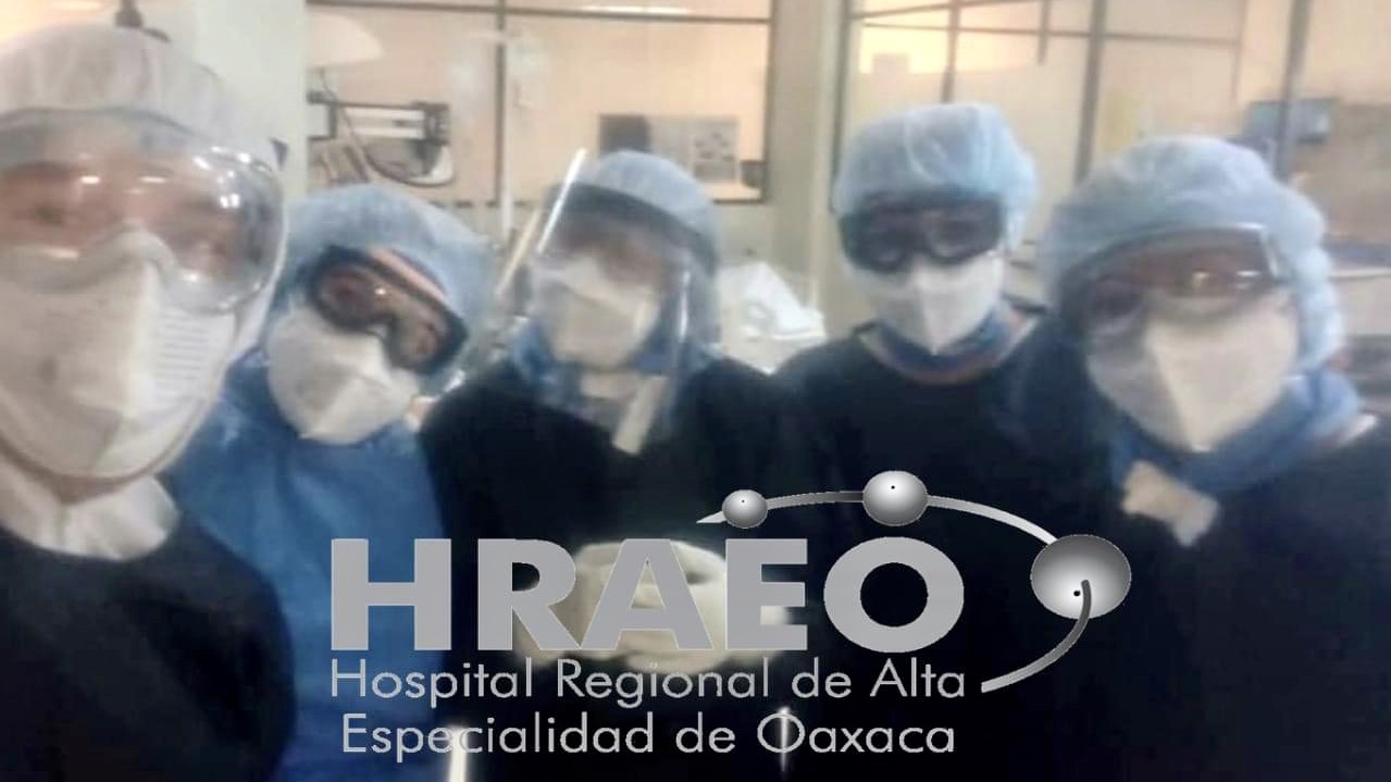 El Hospital Regional de Alta Especialidad de Oaxaca al límite de su capacidad para atender casos de COVID-19