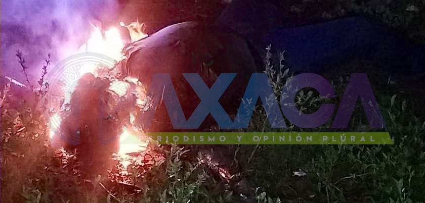 Localizan cuerpo en llamas en Tuxtepec, Oaxaca