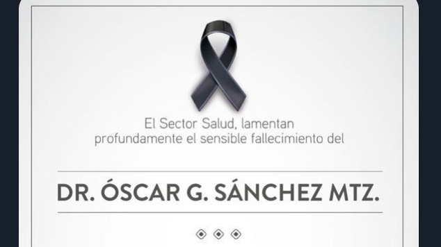 Se registra primer fallecimiento de médico por COVID-19 en Oaxaca