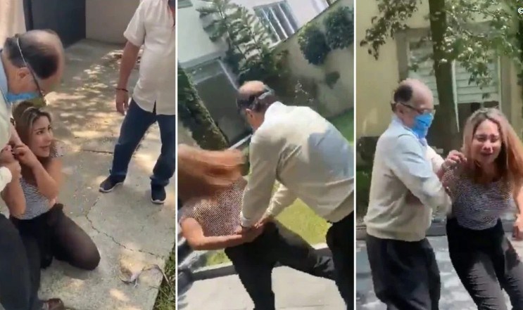 Notario agrede a su esposa y es exhibido en Twitter.