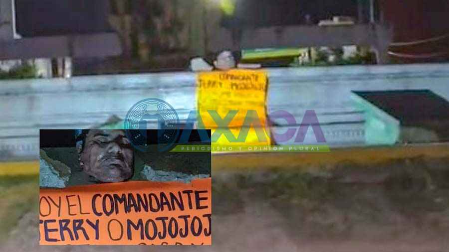 Dejan cabeza humana con narcomensaje en Tuxtepec, Oaxaca