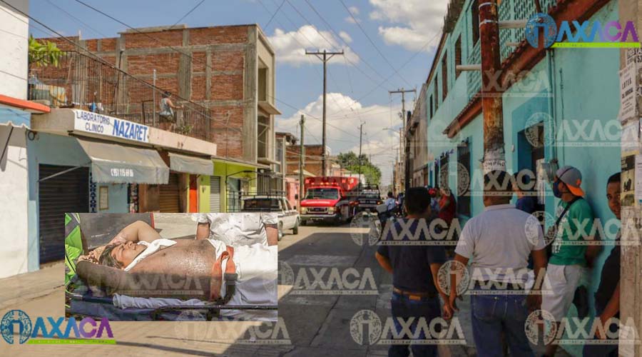 Trabajador de construcción sufre descarga eléctrica en obra de la Colonia Alemán, Oaxaca