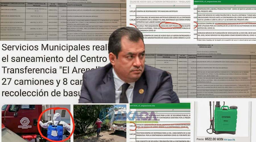 Oswaldo García Jarquín gasta más de 26 MDP por Covid-19; no se reflejan los insumos