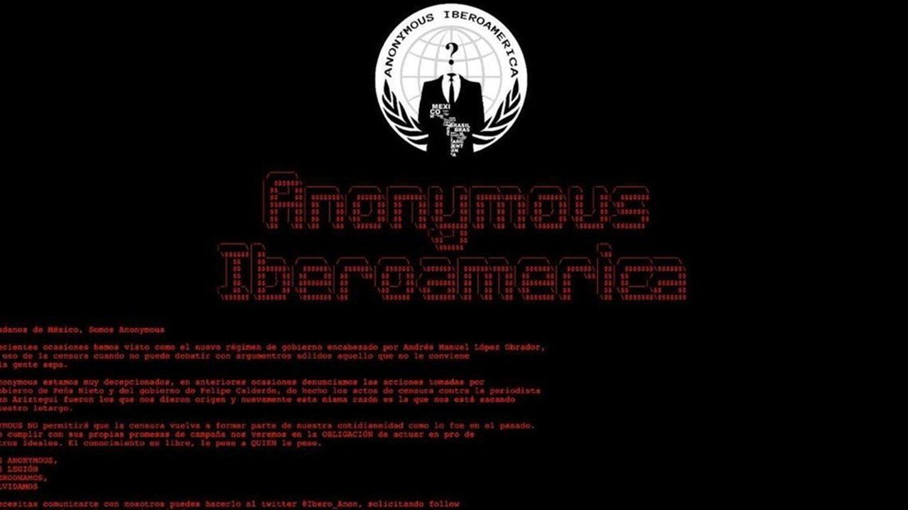 Anonymous aparece de nuevo, ahora atacaron la pagina de Conapred.