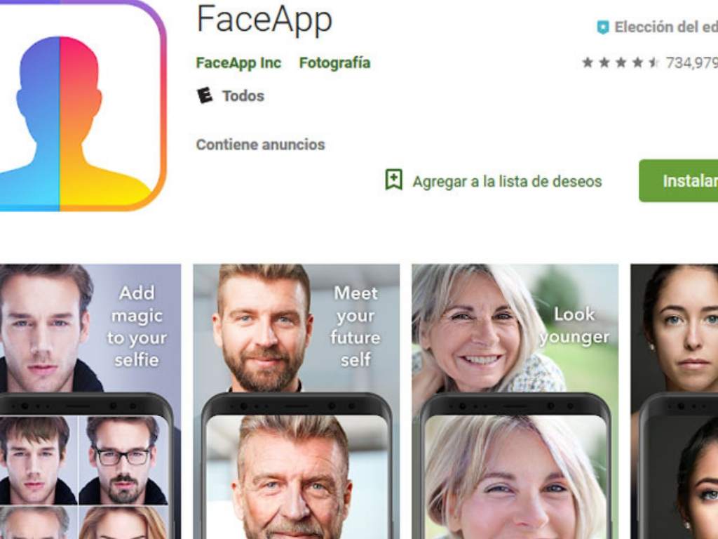 FaceApp y sus riesgos de privacidad