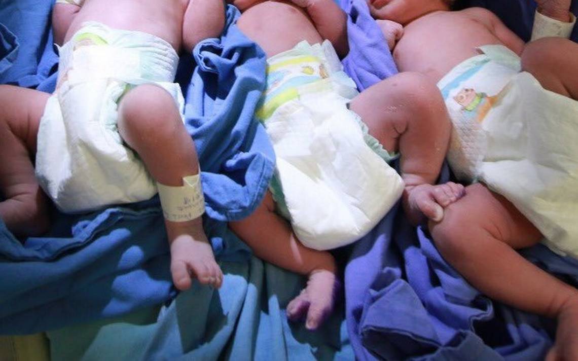 Trillizos recién nacidos dan positivo a coronavirus