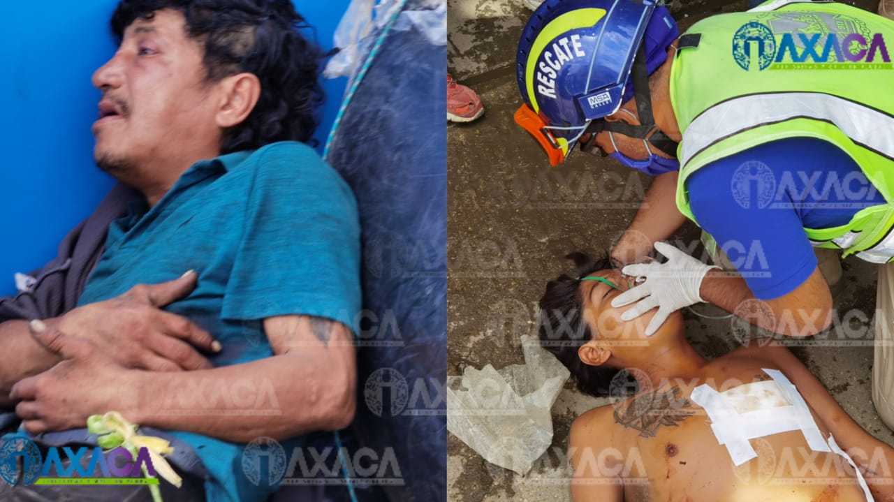 Se registra doble agresión con arma blanca en la Central de Abasto, Oaxaca