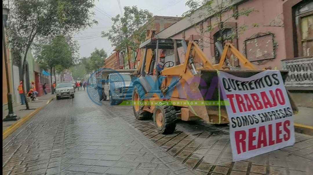Contratistas oaxaqueños exigen transparencia en licitaciones de Sinfra y sectoriales.