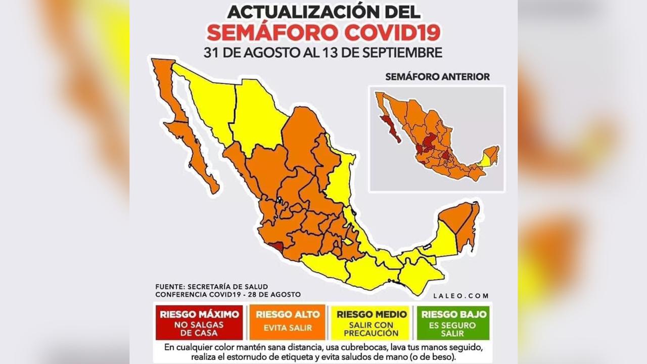 Oaxaca pasa a semáforo amarillo y fiestas patrias se cancelan