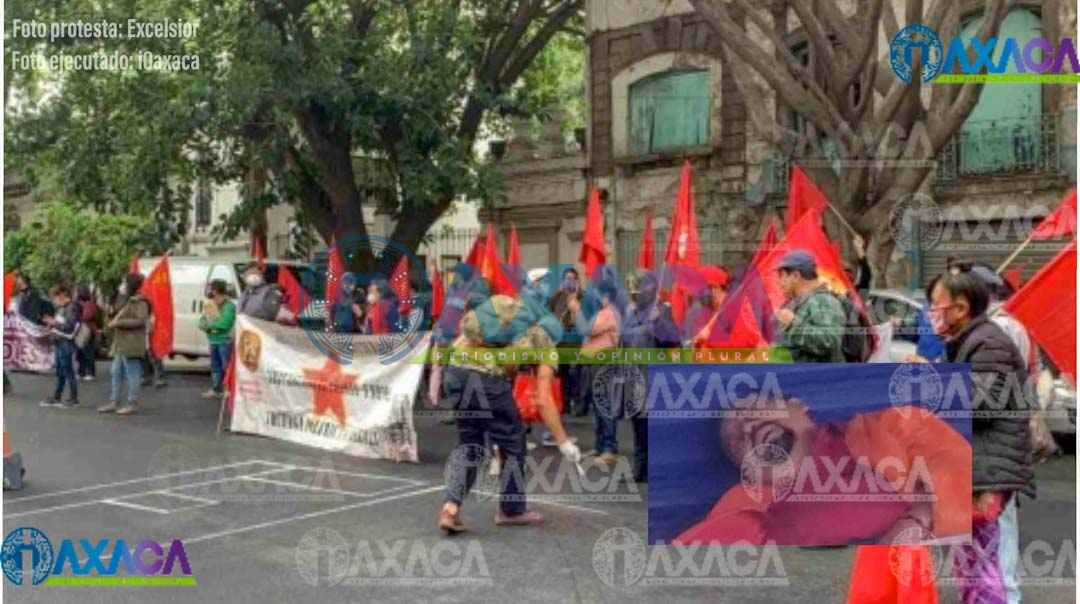 FPR protesta en la CDMX: exigen justicia por líder asesinado en Oaxaca