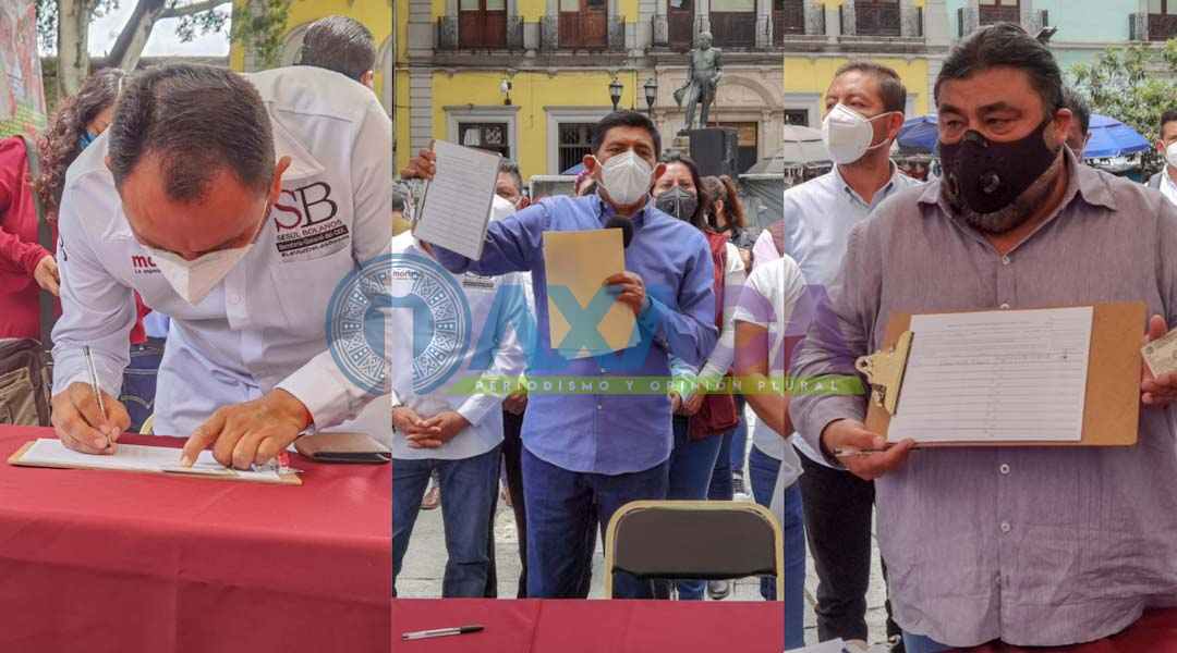 Militancia de Morena en Oaxaca inicia consulta popular para investigar a expresidentes