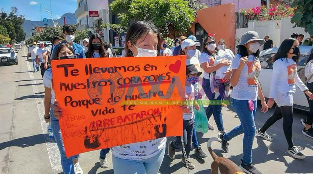 Familiares y amigos de deportista asesinado realizan marcha para exigir #JusticiaParaRodrigo