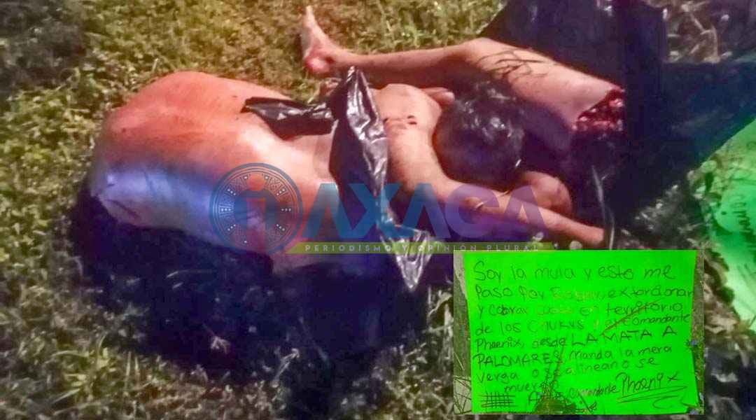 El cuerpo de un hombre descuartizado fue localizado en Matías Romero, Oaxaca