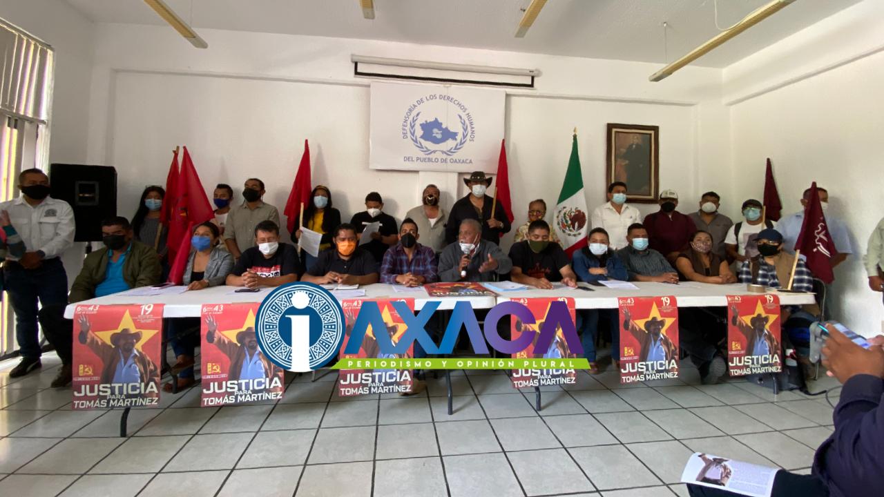 Organizaciones sociales piden destitución de Fiscal Rubén Vasconcelos por muerte de Tomás Martínez