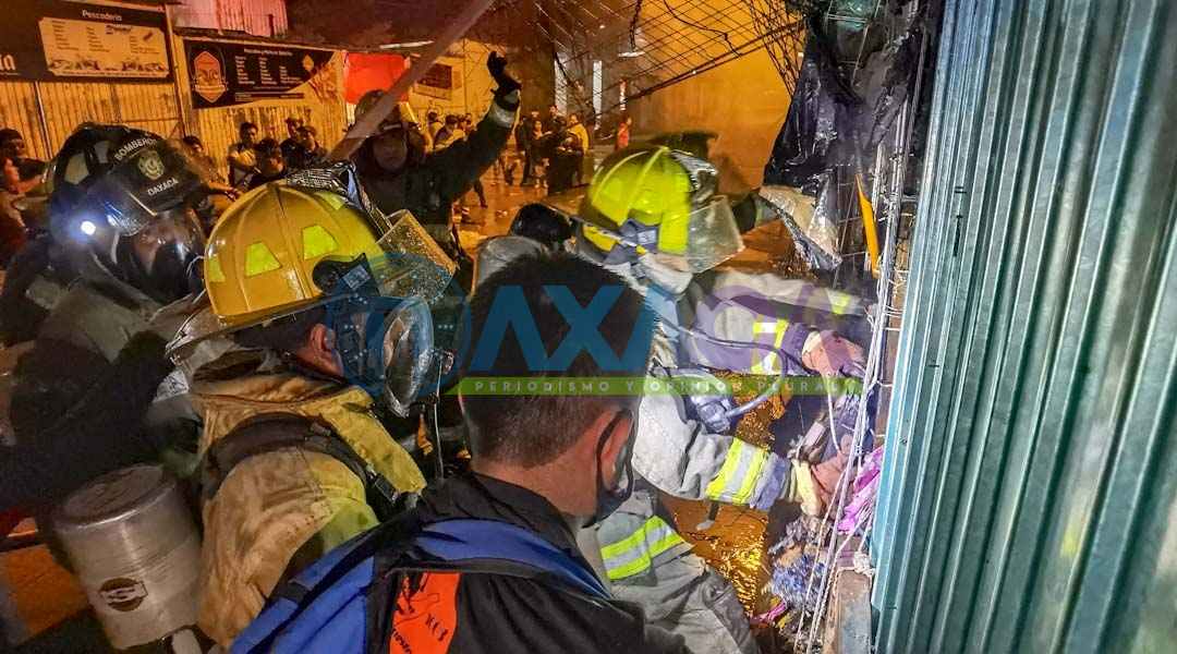 Otro incendio en la Central de Abasto; se calcina mercancía de dos locales