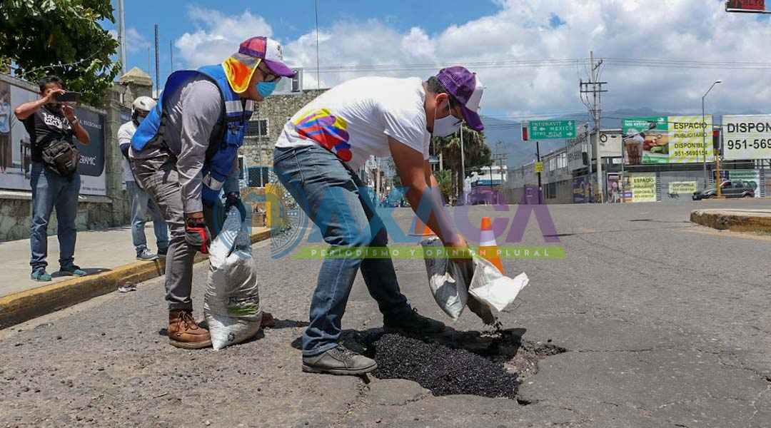 Aseguran que bacheos de la AMIC son con fines proselitistas