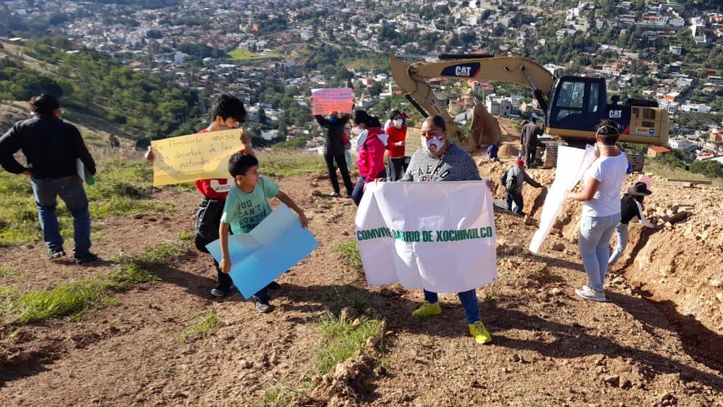 Ciudadanos se suman a la defensa del Cerro del Crestón, Oaxaca