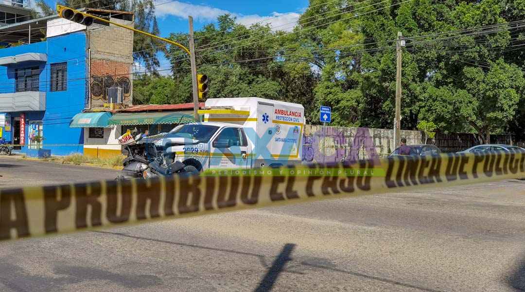 En choque pierde la vida mujer cuando era trasladada a un hospital