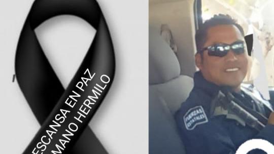 Policía estatal pierde la vida accidentalmente con su arma de fuego