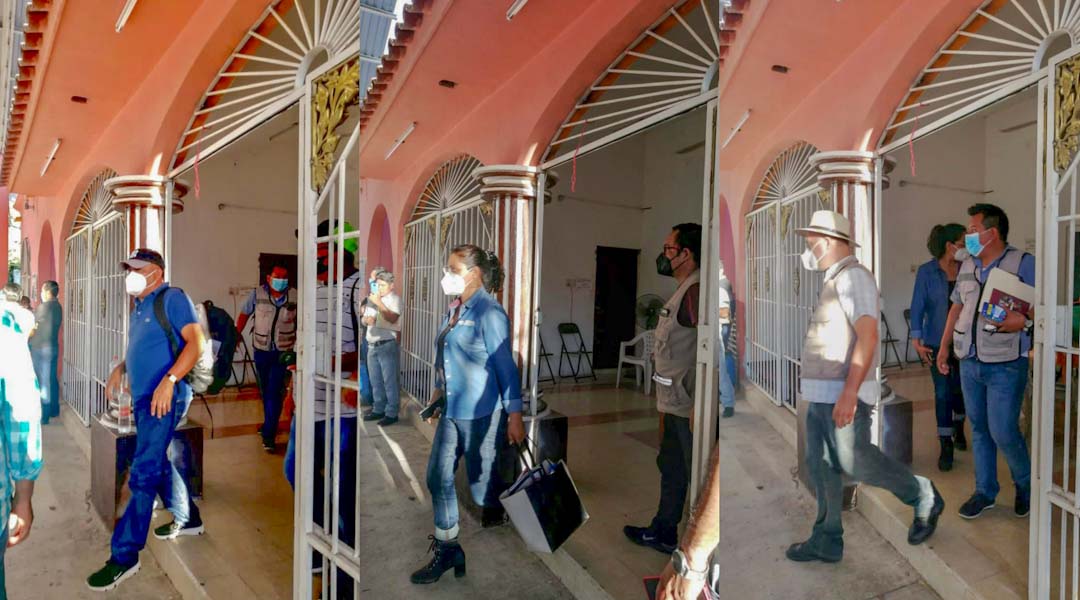 Liberan a las y los funcionarios retenidos en la agencia de Santa María Huamelula, Oaxaca