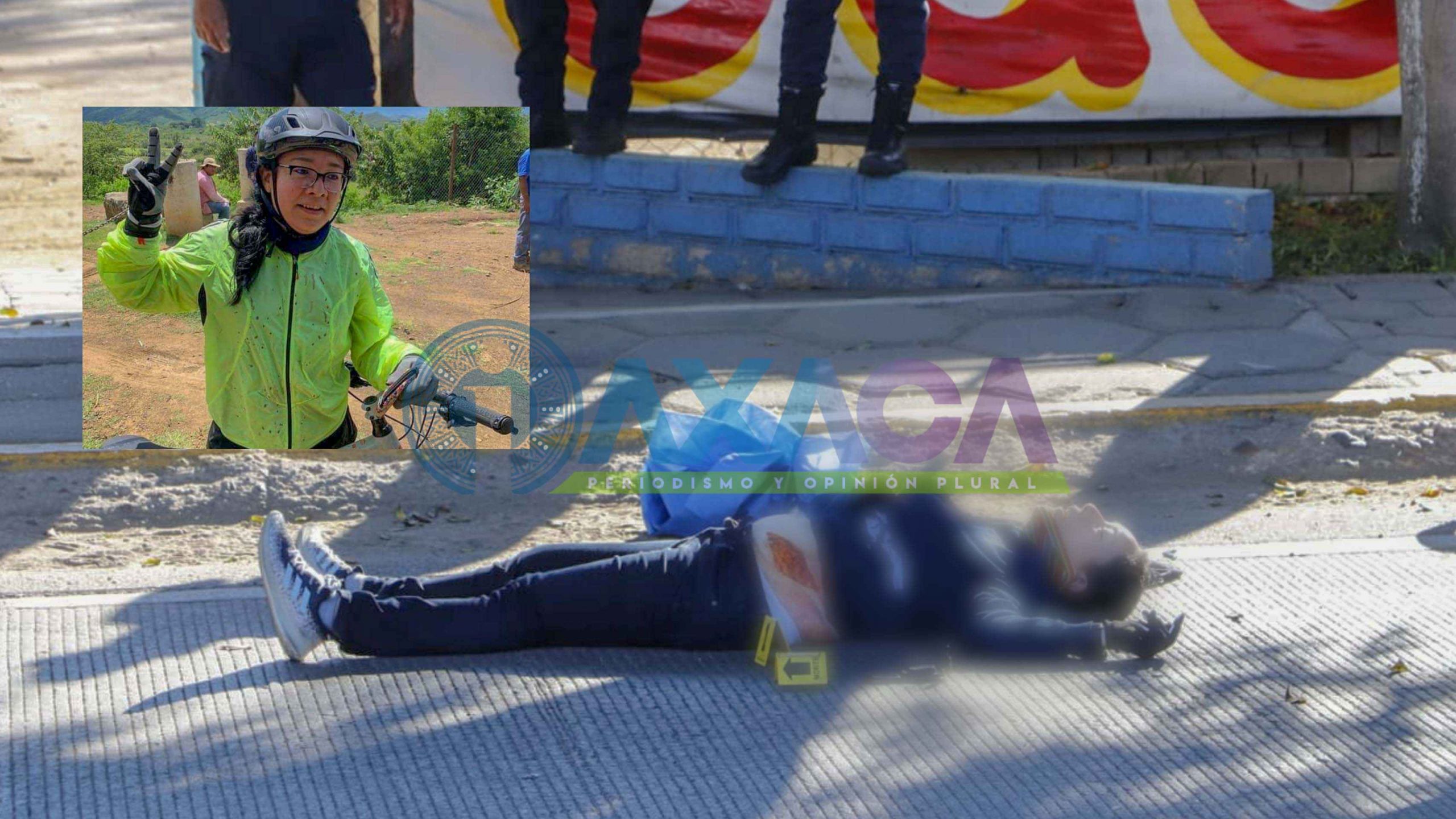 Identifican a mujer ciclista que falleció atropellada en Xoxocotlán, Oaxaca
