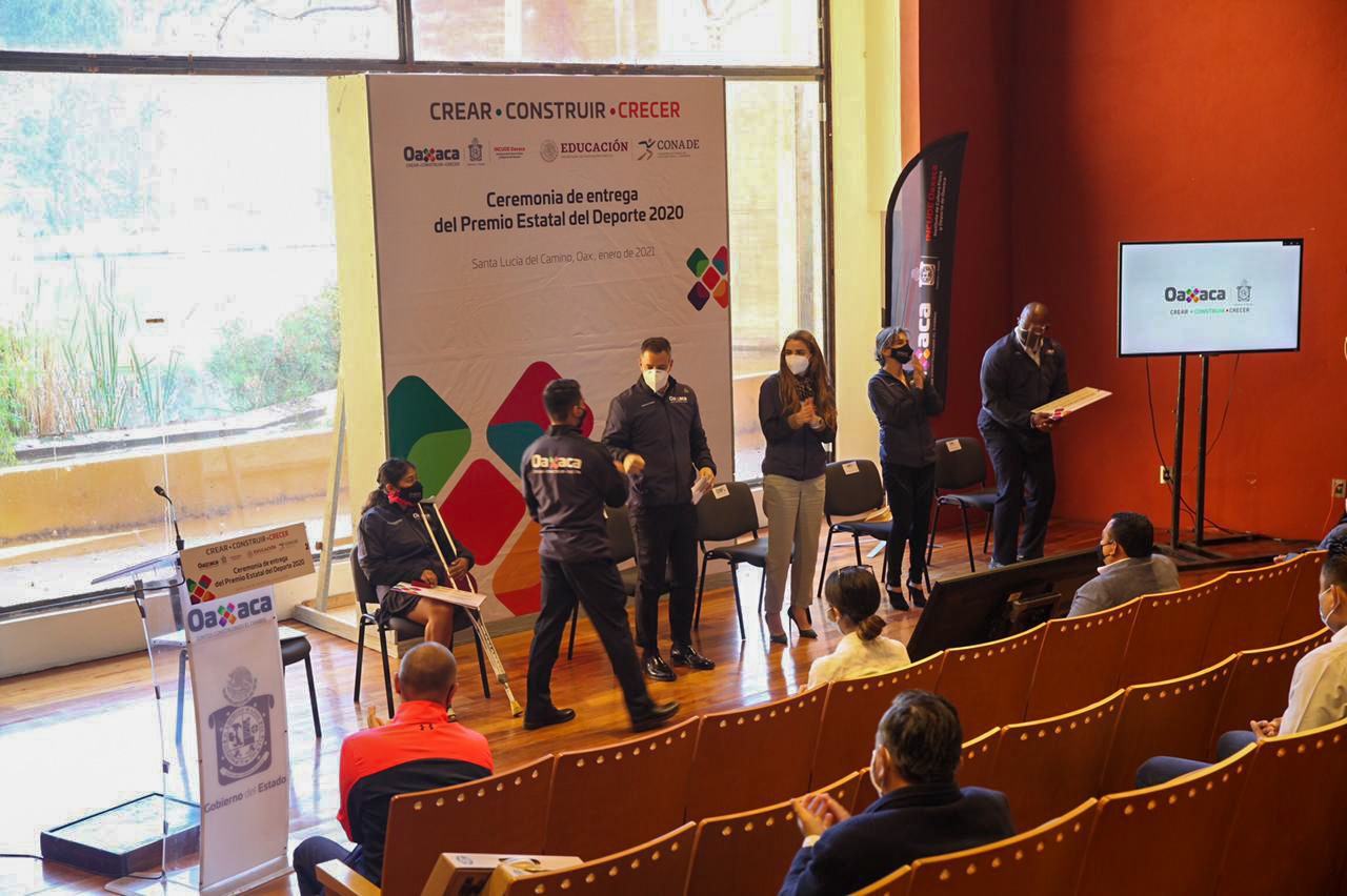 William Arroyo, Gilda Hernández e Israel Salgado, Premio Estatal del Deporte Oaxaca 2020