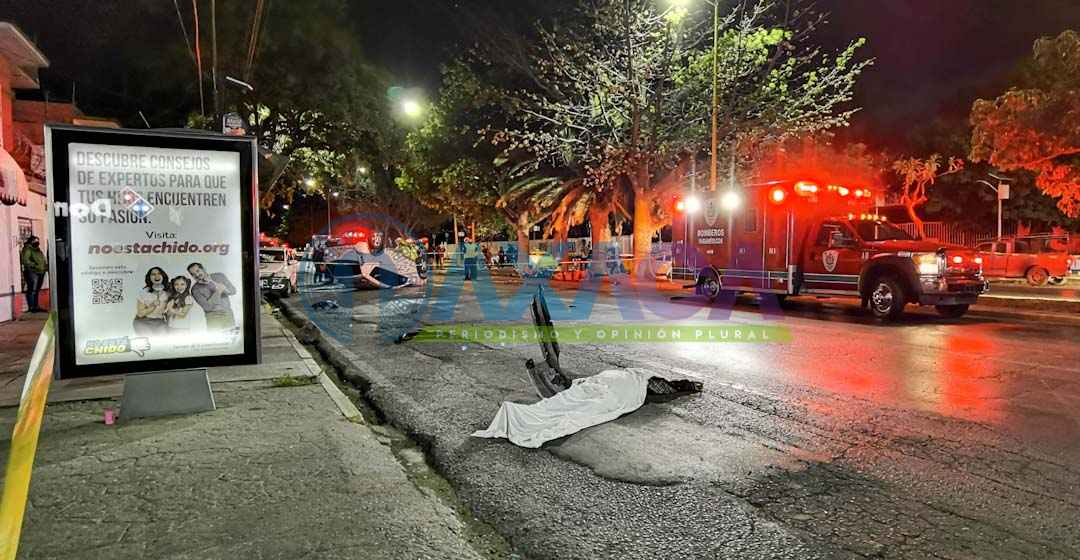 Pierde la vida motociclista en accidente de Avenida Universidad, Oaxaca
